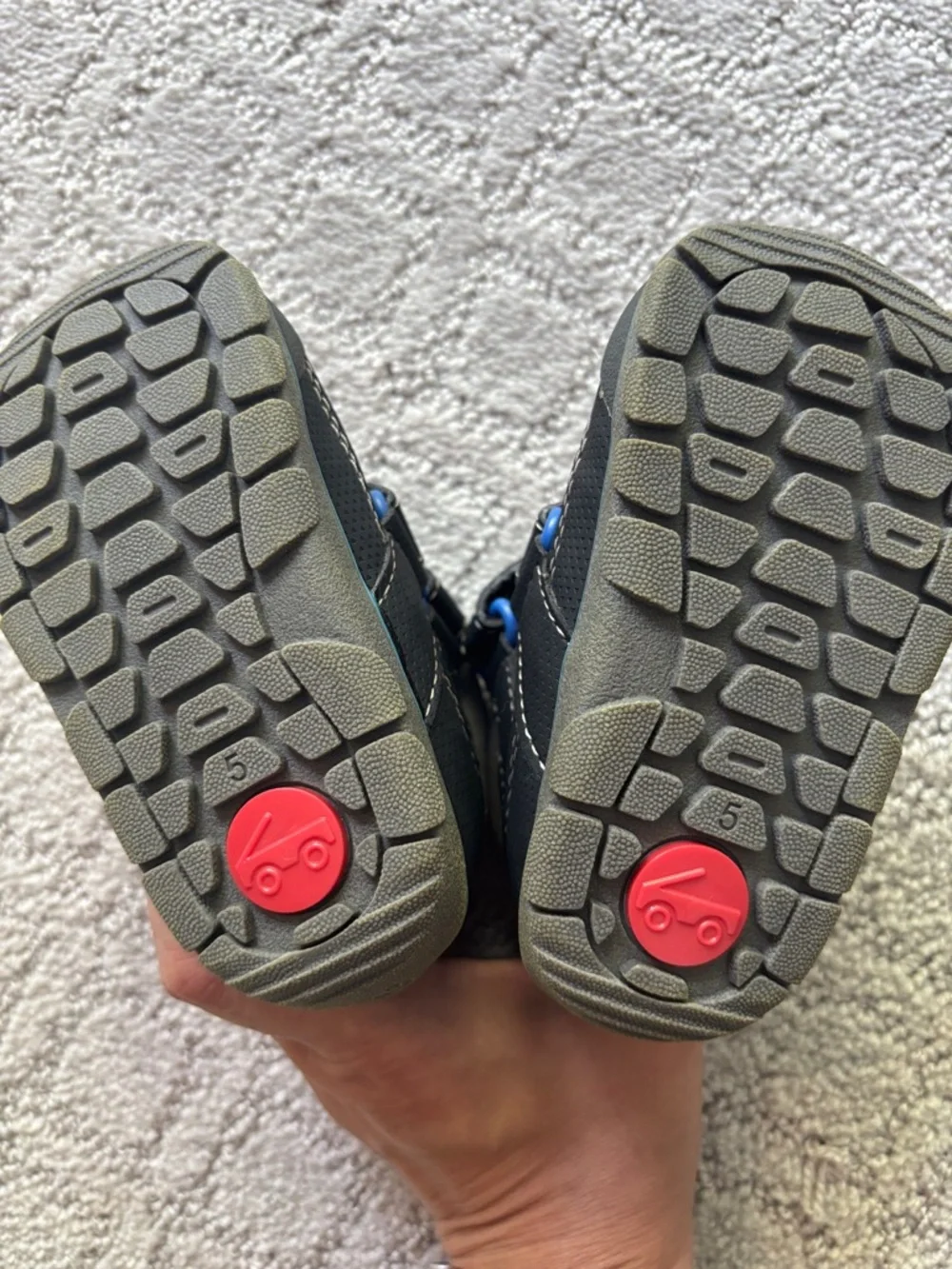 See Kai Run Kids Waterproof Winter Boots in Black with Teal Lining